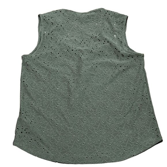 Nanette Lepore Prairie Sage Sleeveless Top SMALL NWT - Picture 3 of 14
